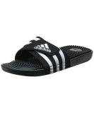 Adidas Adissage Slides Sandal - Unisex | Black/White | Size 11W/10M - Buy Online on GoSupps.com