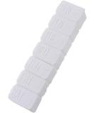 Buy White Portable 7-Days Braille Pill Box | Travel-Friendly Medicine Organizer for Vitamins & Supplements - Buy Online on GoSupps.com