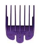 Wahl Professional 2 Color Coded Guide Comb Attachment 14 (6.0mm)  3124-703 - Great for Professional Stylists and Barbers - Purple - Buy Online on GoSupps.com