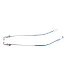 VekkEr Eyeglass Temple Replacement - 1 Pair Metal Temples for Rimless 2-Hole Glasses - Durable Blue Eyeglass Repair Parts for International Shipping - Buy Online on GoSupps.com