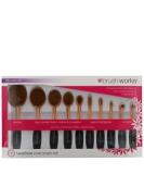 Buy Brushworks Oval Makeup Set | Premium Quality Beauty Brushes for Flawless Application - International Shipping Available - Buy Online on GoSupps.com