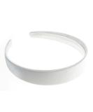 1 Inch White Satin Covered Hair Band Headband for Women and Girls - Glitz4Girlz - Buy Online on GoSupps.com