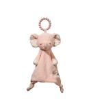 Douglas Baby Pink Elephant Teether Plush - Soft Stuffed Animal Toy for Soothing Teething - Buy Online on GoSupps.com