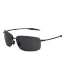 JULI Sports Sunglasses for Men Women Tr90 Rimless Frame for Running Fishing Golf Surf Driving MJ8009 C5-Black Polarized - Buy Online on GoSupps.com