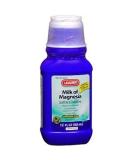 Leader Milk of Magnesia Mint Suspension 12 oz. - Fast-Acting Relief for Indigestion and Heartburn - Buy Online on GoSupps.com