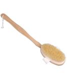 Premium Wooden Handle Bath & Shower Back Brush - Skin Cleaning Scrubber Tool for All Body Types - Buy Online on GoSupps.com
