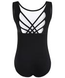WYHDY Girls Ballet Dance Leotard Butterfly Crisscross Straps Sleeveless Tank Leotards 13-15 Years Black - Buy Online on GoSupps.com