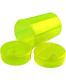 Medi-Inn 250 ml Beak Cup Set - 1 Base with 2 Lids (12x10mm & 4x4mm) | Practical Yellow Cup for Easy Drinking - Buy Online on GoSupps.com