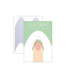 French Manicure Stencil U-Shape - Perfect Smile Line Guides - Pack of 30 | International Shipping Available - Buy Online on GoSupps.com