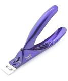 Acrylic False Nail Tip Clipper - Stainless Steel Trimmer for Nail Extensions (Purple) - Buy Online on GoSupps.com