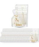 Breast Milk Storage Bags 250ml - 40 Pack | Freezer Safe Baby Milk Bags | Ideal for Bottle Warmer - Buy Online on GoSupps.com