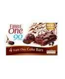 Fibre One 90 Calorie Triple Choc Cake Bars 4x24g | Guilt-Free Indulgence International Shipping Available - Buy Online on GoSupps.com