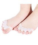 Toe Spreader Set for Hallux Valgus | Silicone Toe Separator & Hammer Toe Correction - Unisex Solution - Buy Online on GoSupps.com