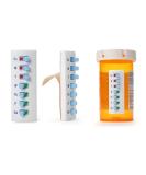 Take-n-Slide Medication Tracker and ReminderPackage of 5 Reusable Pill Trackers  Attach to Your Bottle (NOT Included)  Pill Organizer Alternative - Buy Online on GoSupps.com