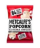 Metcalfe's Cinema Sweet Popcorn Gluten Free Vegan 20g (48 Bags) 20 g (Pack of 1) - Buy Online on GoSupps.com