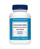 Calcium 1000mg with Vitamin D for Strong Bones & Teeth (300 Softgels) - The Vitamin Shoppe - Buy Online on GoSupps.com