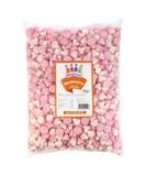 Kingsway Original Foam Pink and White Fruit Flavour Mushrooms Kids Fun Traditional Sweets (500g) - Buy Online on GoSupps.com