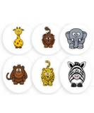 Holly Cupcakes 24 Fabulous Edible Pre-cut Wafer Cake Toppers: Wild Animals - Buy Online on GoSupps.com