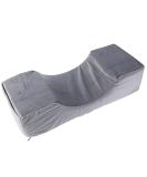 Lash Pillow Neck Support | Soft Memory Foam Eyelash Extension Pillow - Dark Gray - Buy Online on GoSupps.com