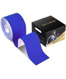 Deilin Kinesiology Tape 19.7ft Uncut Per Roll Elastic Therapeutic Sports Tapes for Knee Shoulder and Elbow Waterproof Athletic Physio Muscles Strips Breathable Latex Free 1 Roll Dark Blue - Buy Online on GoSupps.com