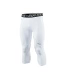 ARSUXEO Men's 3/4 Compression Running Tights Capri Pants - White - Size Medium - Buy Online on GoSupps.com