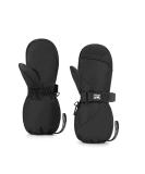 HIGHCAMP Kids Waterproof Winter Mittens M (6-8 Y) Black with Stay-on Strap - Buy Online on GoSupps.com
