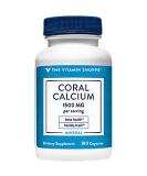 Vitamin Shoppe Coral Calcium 1500mg - Supports Healthy Bones & Teeth (180 Capsules) - Buy Online on GoSupps.com