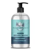 Organic Premium Daily Beard Wash - 8 oz | Fresh Citrus & Woodland Scent | Co - Buy Online on GoSupps.com