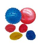 Schnooridoo 4x Colorful Hedgehog Massage Balls - 20 cm Spiked Knobbly Balls for Relaxation | International Shipping Available - Buy Online on GoSupps.com