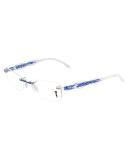 Buy Switch It Set Combi 2311 Transparent-Blue Interchangeable Temples - Large Ellipse Design | International Shipping Available - Buy Online on GoSupps.com