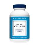 Vitamin Shoppe Chelated Cal-Mag 2:1 Ratio (300 Tablets) - Bone & Teeth Support - Buy Online on GoSupps.com