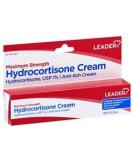 Leader Hydrocortisone Cream 1 oz - Maximum Strength Anti-Itch Lotion for Eczema Psoriasis Mosquito Bites Dermatitis & Skin Infections | Instant Relief - Buy Online on GoSupps.com