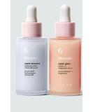 Glossier Serum Duo: Super Bounce + Super Glow | Hydrating and Brightening Skincare - Buy Online on GoSupps.com