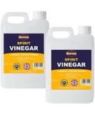Gharana White Vinegar 5lit (Pack of 2) | Perfect for Marinating Dressing & Pickling | Active for Disinfection Deodorizing & Stain Removal | Food Preserver - Buy Online on GoSupps.com
