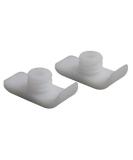 Tulimed - Walker Ski Glides - White - Universal Fit for Most 1 Walkers - IndoorOutdoor Use - Ski Glides for Safety and Stability 1 Pair (2) White Walker Ski Gliders - Buy Online on GoSupps.com
