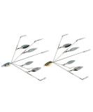 5 Arms Alabama Umbrella Rig Fishing Ultralight Tripod Bass Lures Bait Kit Junior Ultralight Willow Blade Multi-Lure Rig bluegray - Buy Online on GoSupps.com
