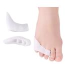 Pinky Toe Separator and Protectors - 6pcs 3-Holes for Overlapping & Curled Toes - Pain Relief and Protection from Friction - Buy Online on GoSupps.com