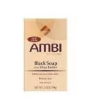 Ambi Black Soap Bar for Oily Skin with Shea Butter, Aloe Vera & Cocoa Butter - 3.5 oz - Buy Online on GoSupps.com