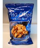 Trader Joe's Pita Chips with Sea Salt - 1 Pack | Fresh Snack Option - Buy Online on GoSupps.com