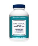 Certified Organic Flax Seed Oil 1000MG Softgels - Cardiovascular Support, Unrefined & Pesticide Free - Buy Online on GoSupps.com