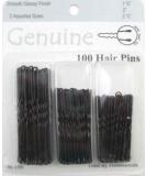 Genuine 3 Assorted Sizes Hair Pins 100-Pack - Variety Pack of 100 Hair Accessories - Buy Online on GoSupps.com
