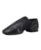 Linodes Unisex 006 PU Leather Upper Slip-on Jazz Shoe for Women and Men's Dance Shoes 7 Women/6.5 Men Black - Buy Online on GoSupps.com