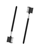 2 PCS Eyelash Comb & Eyebrow Brush Set - Premium Makeup Tools for Eyelash Extensions | International Shipping Available - Buy Online on GoSupps.com