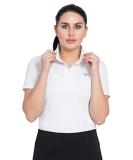TuffRider Kirby Kwik Dry Show Shirt - Women's Medium White/White - Buy Online on GoSupps.com