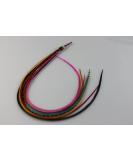 Happy Rainbow Mix Feather Extension - 8 Bonded Feathers - Buy Online on GoSupps.com