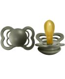 BIBS Supreme Baby Pacifiers | BPA-Free Natural Rubber | Made in Denmark | Set of 2 (Hunter Green, 0-6 Months) - Buy Online on GoSupps.com
