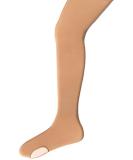 Capezio Girls' Ultra Soft Self Knit Waistband Tight Big Girls (7-16) - Caramel - Buy Online on GoSupps.com