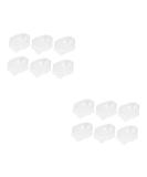 FRCOLOR Thehomeuse Powder Box for Dipping Nails Starter Set 12 Pieces Recycling System for Nail Powder Nail Tip Shape Guides Manicure Nail Art Tool Container for Nail Dipping Powder 5X4X2.5CMx2pcs White x 2 pieces - Buy Online on GoSupps.com