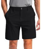 Pinkbomb Men's Golf Shorts | 6-Pocket Stretch Quick Dry Shorts | Black Large - Buy Online on GoSupps.com