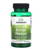 Swanson Bitter Melon 500mg - 60 Caps | Blood Sugar & Digestive Support - Buy Internationally - Buy Online on GoSupps.com